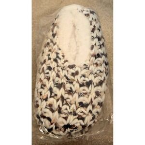 Women's NEO Cozy Cabin Chunky Spacedye Slipper L/XL 8-10 Brown